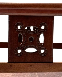 Jac. van den Bosch Arts & Crafts Club Chair for 't Binnenhuis Amsterdam, 1900s